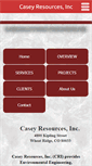 Mobile Screenshot of caseyresourcesinc.com